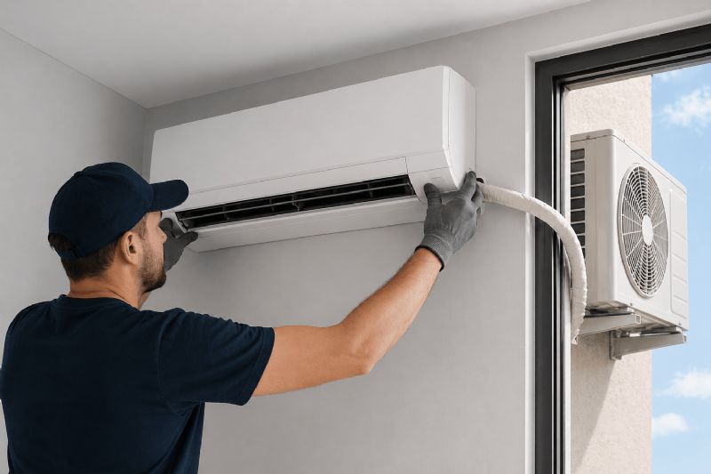 冷氣怎麼吹都不涼？壁掛式冷氣安裝位置與施工地雷